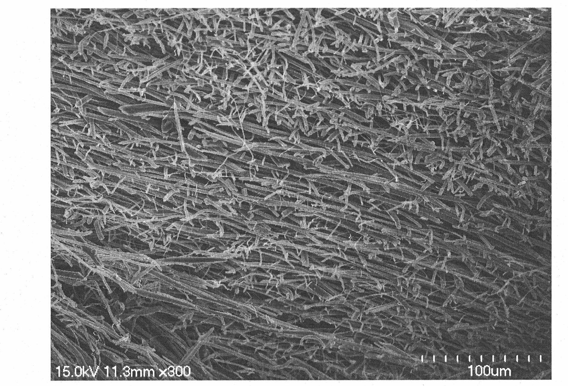 Artificial silk fibroin nano-fiber nerve repair conduit and preparation method thereof