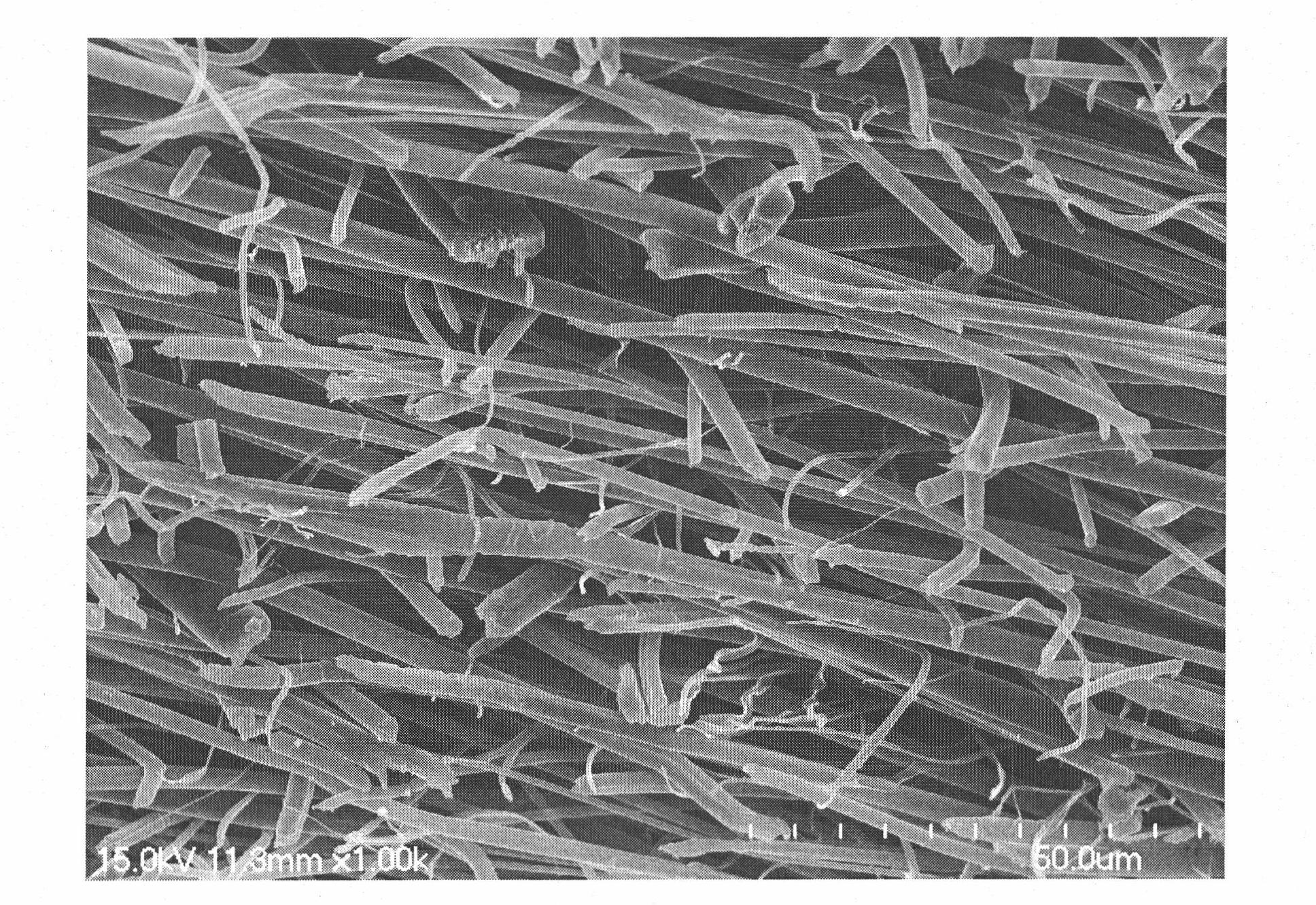 Artificial silk fibroin nano-fiber nerve repair conduit and preparation method thereof