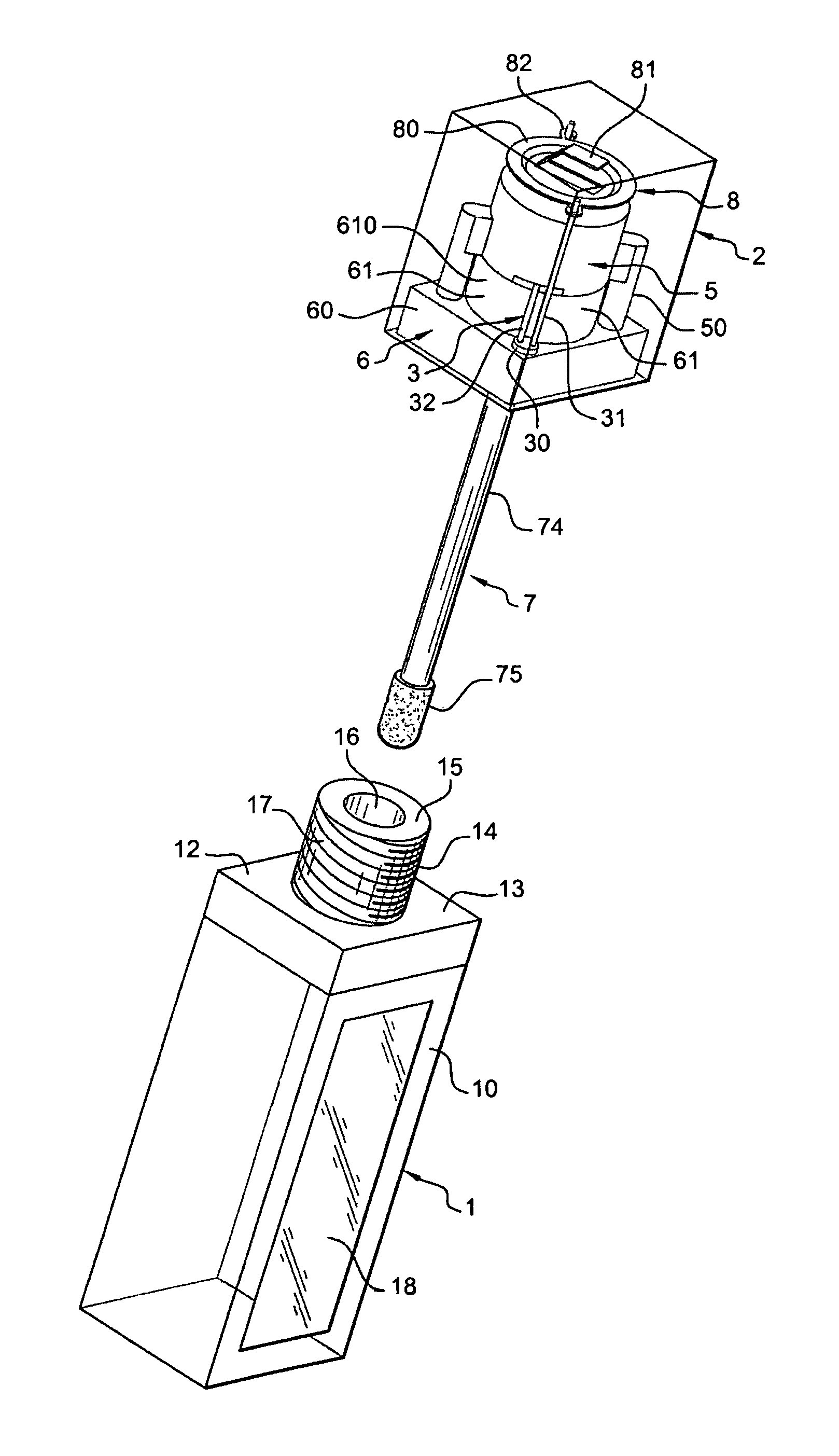 Device for dispensing a cosmetic and/or care product