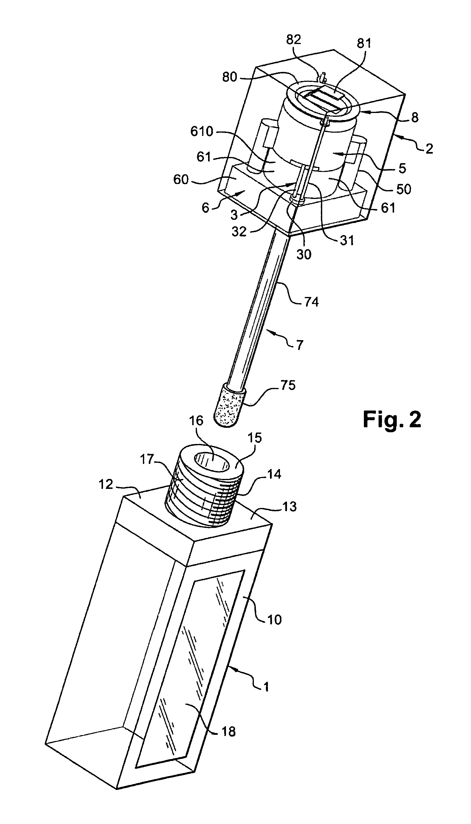Device for dispensing a cosmetic and/or care product