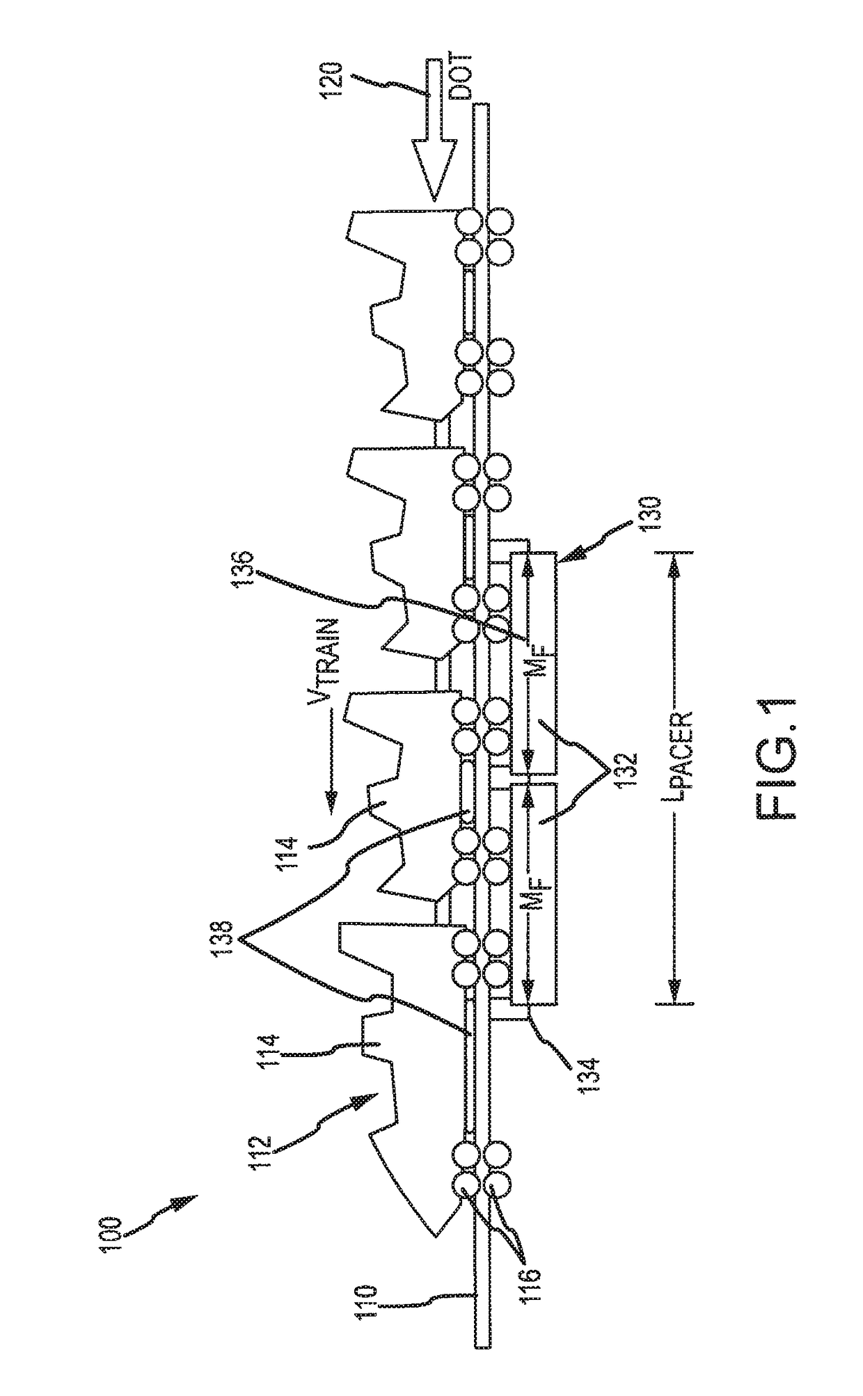 Magnetic pacer for controlling speeds in amusement park rides