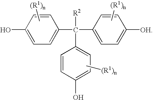 Methods for preparing 1,1,1-tris(4-hydroxyphenyl)alkanes