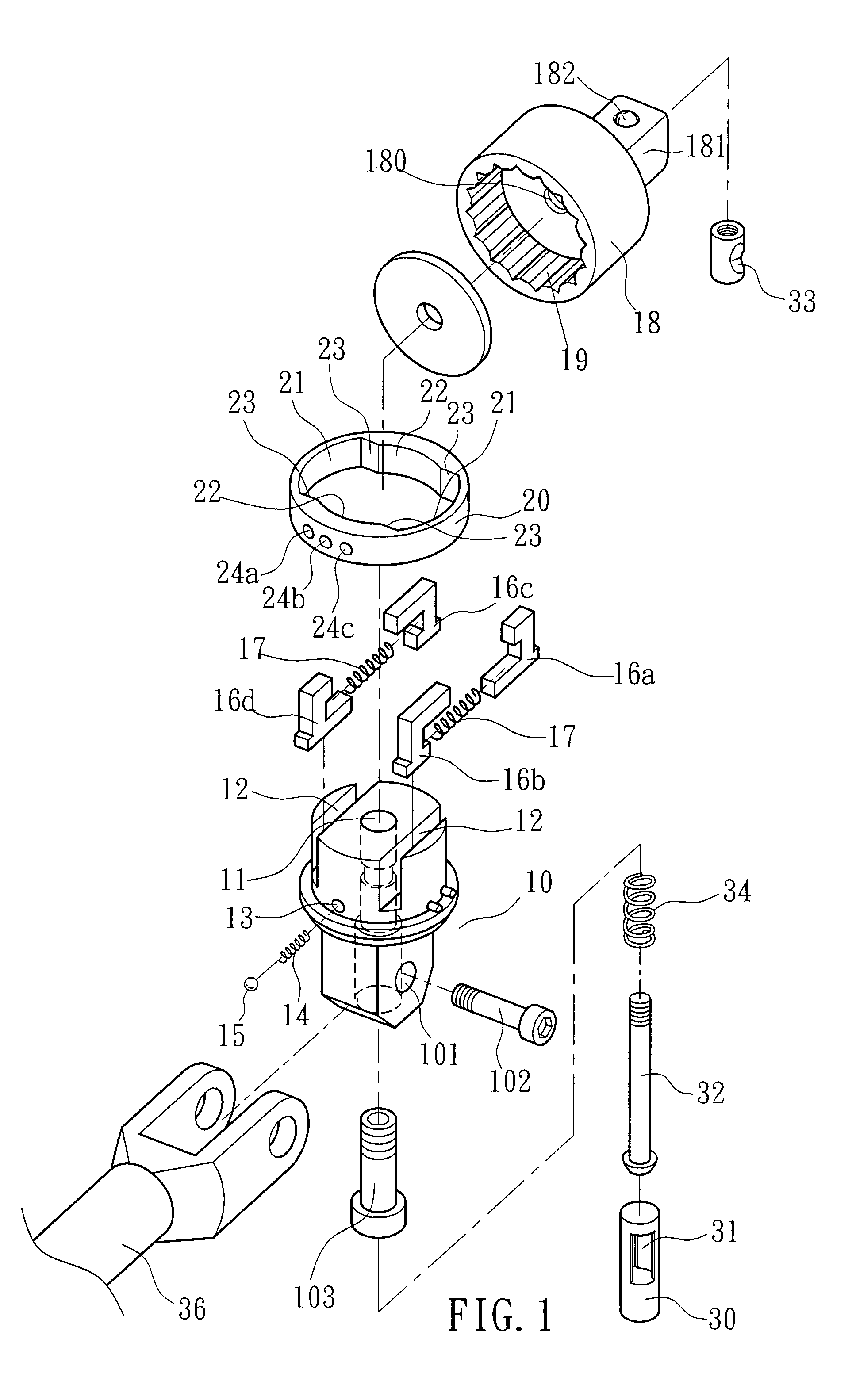 High-strength ratchet structure for ratchet wrench