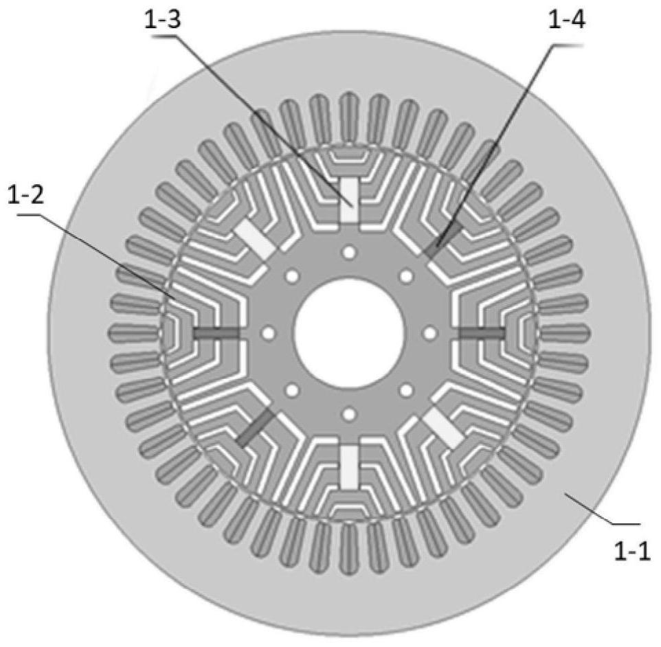 Modeling method of flux linkage adjustable permanent magnet synchronous reluctance motor
