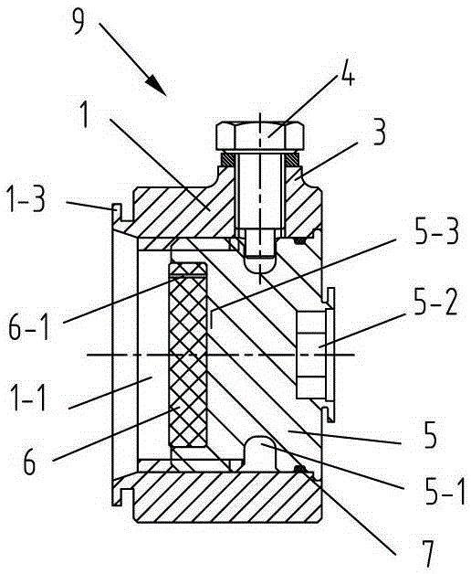 Top block structure applied to braking clamp lever mechanism