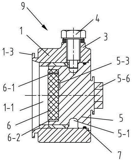 Top block structure applied to braking clamp lever mechanism