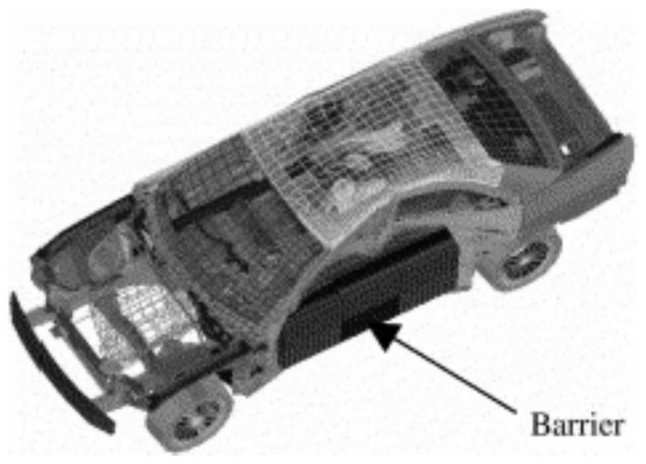 Efficient automobile side collision safety and reliability design optimization method