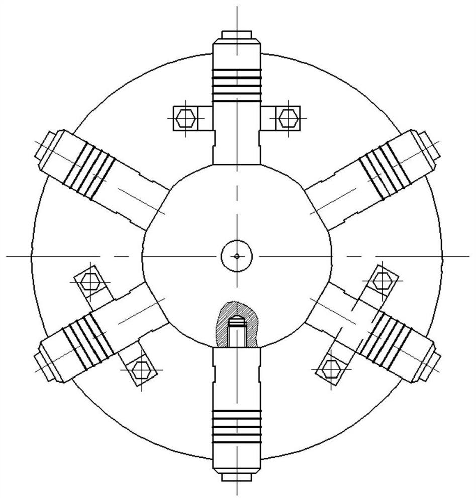 One-way pressing device for ultrasonically assisted indexable end mill inserts