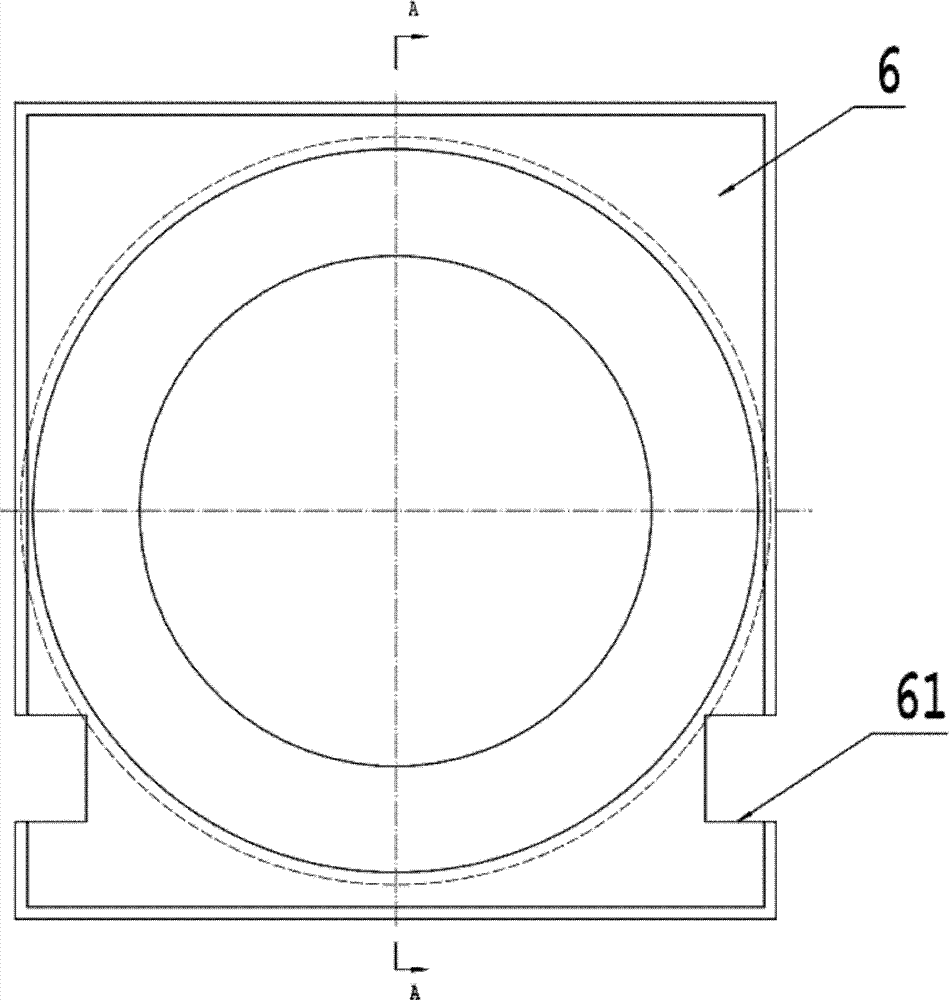 Flow guiding structure in inner part of volute-free fan
