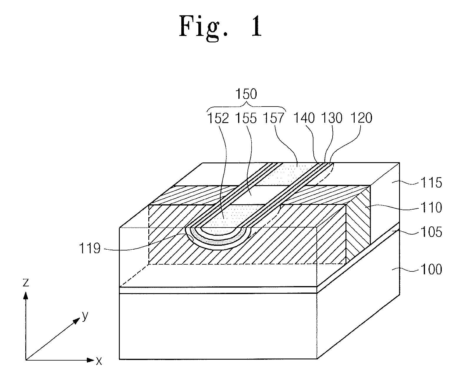 Non-Volatile Semiconductor Memory Devices Having Charge Trap Layers Between Word Lines and Active Regions Thereof