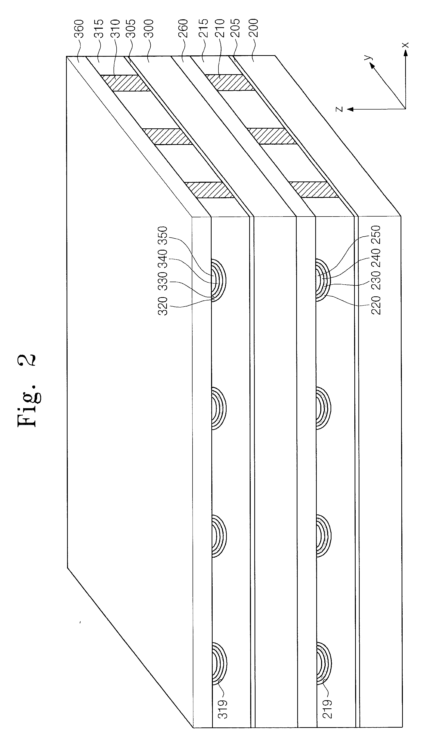 Non-Volatile Semiconductor Memory Devices Having Charge Trap Layers Between Word Lines and Active Regions Thereof