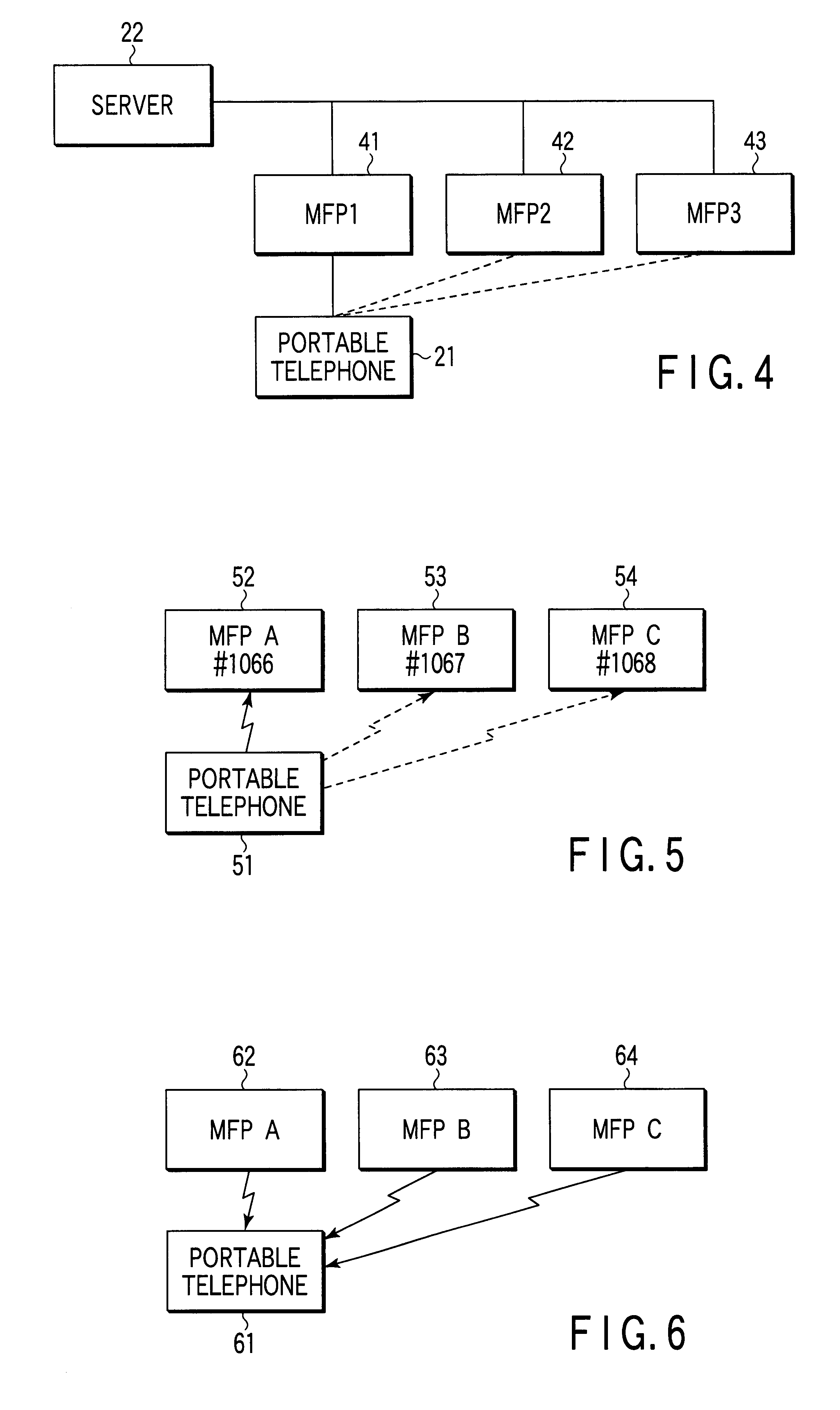 Image processing system that communicates with a portable device having user information