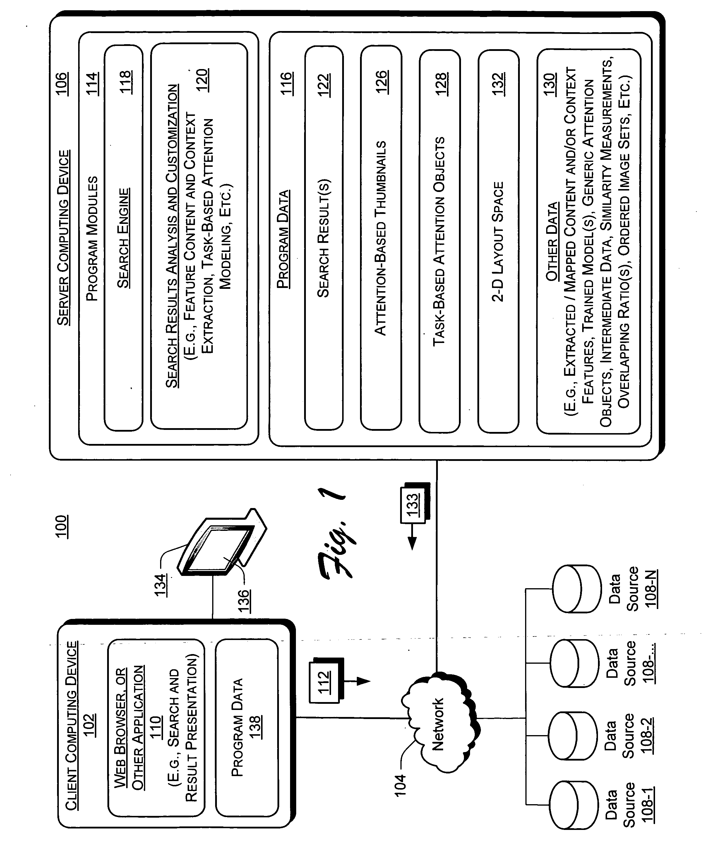 Systems and methods to present web image search results for effective image browsing