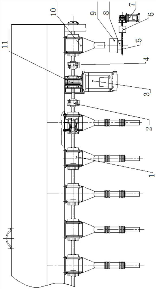 Automatic calibration control system and method for seeding quantity and fertilizing quantity of precision seeder