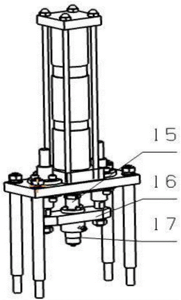 Cover pressing device for automatic assembly line of EPS bearing