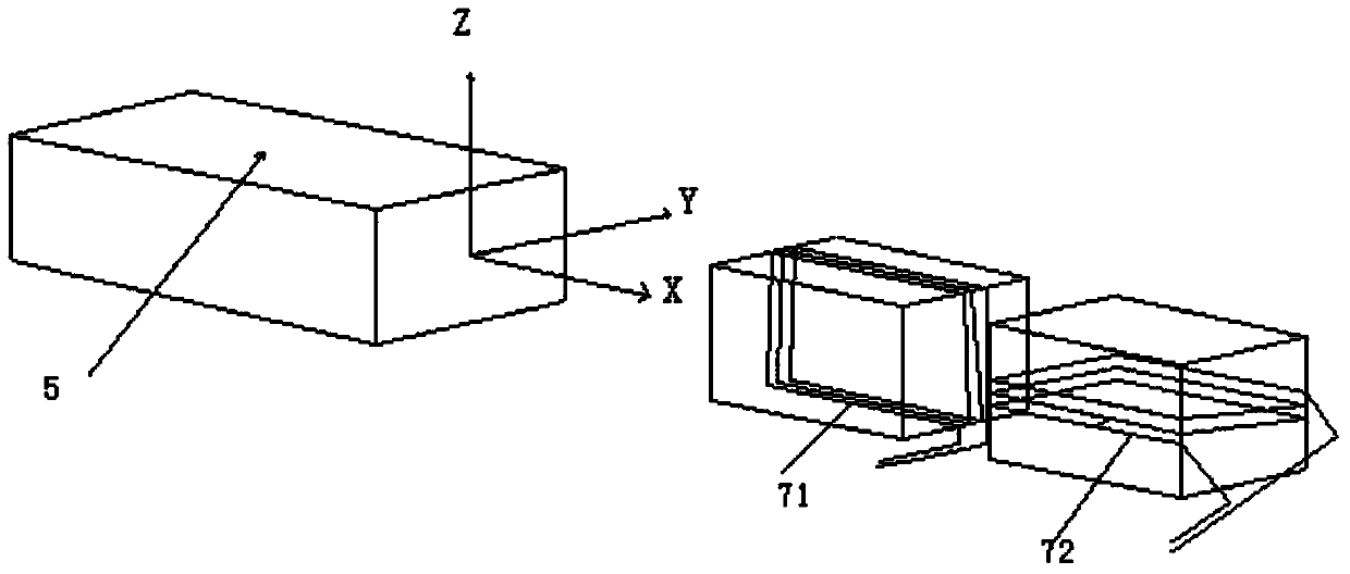 Calibration device and calibration method for magnetic probe in TEM well