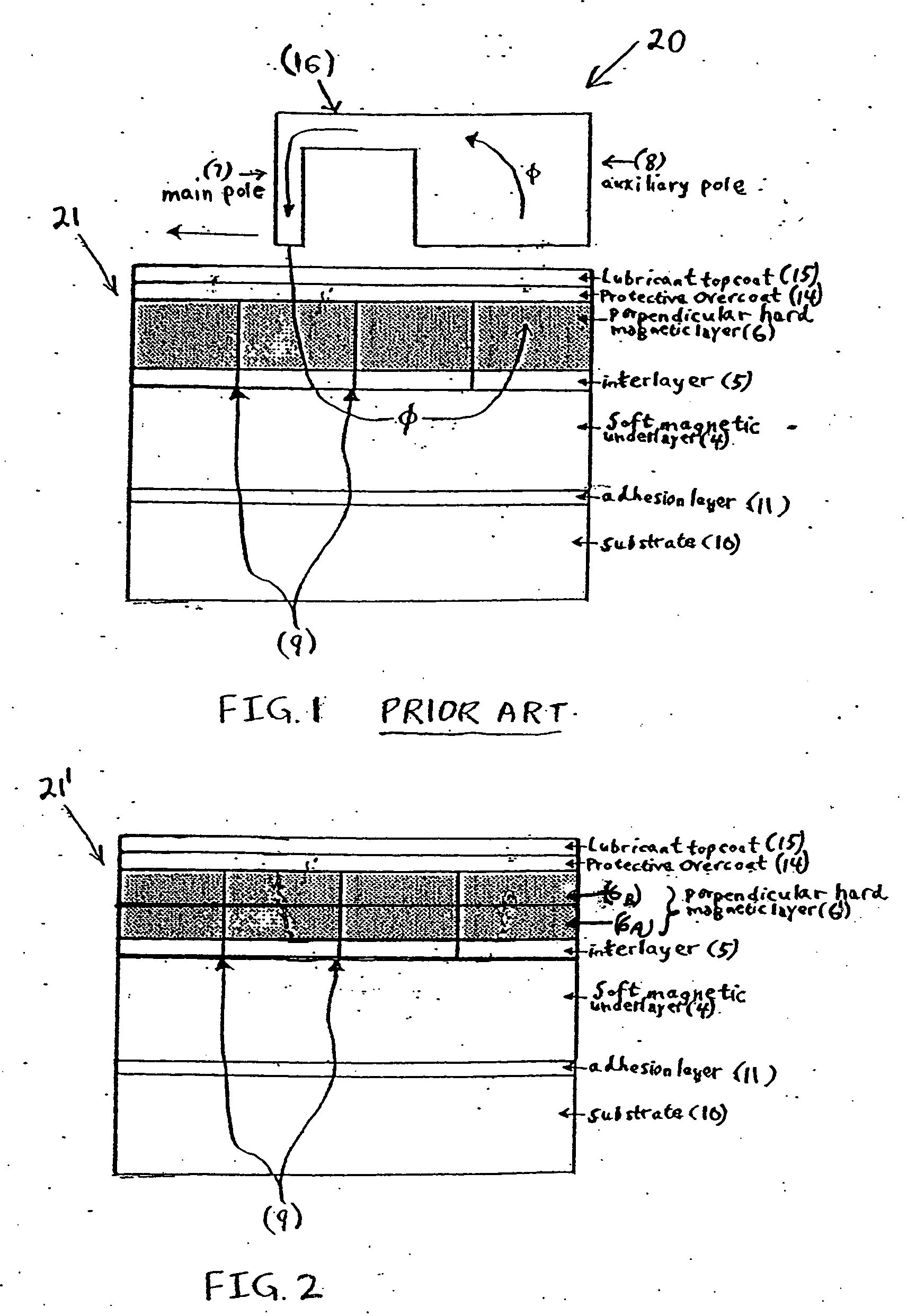 Granular perpendicular magnetic recording media with dual recording layer and method of fabricating same