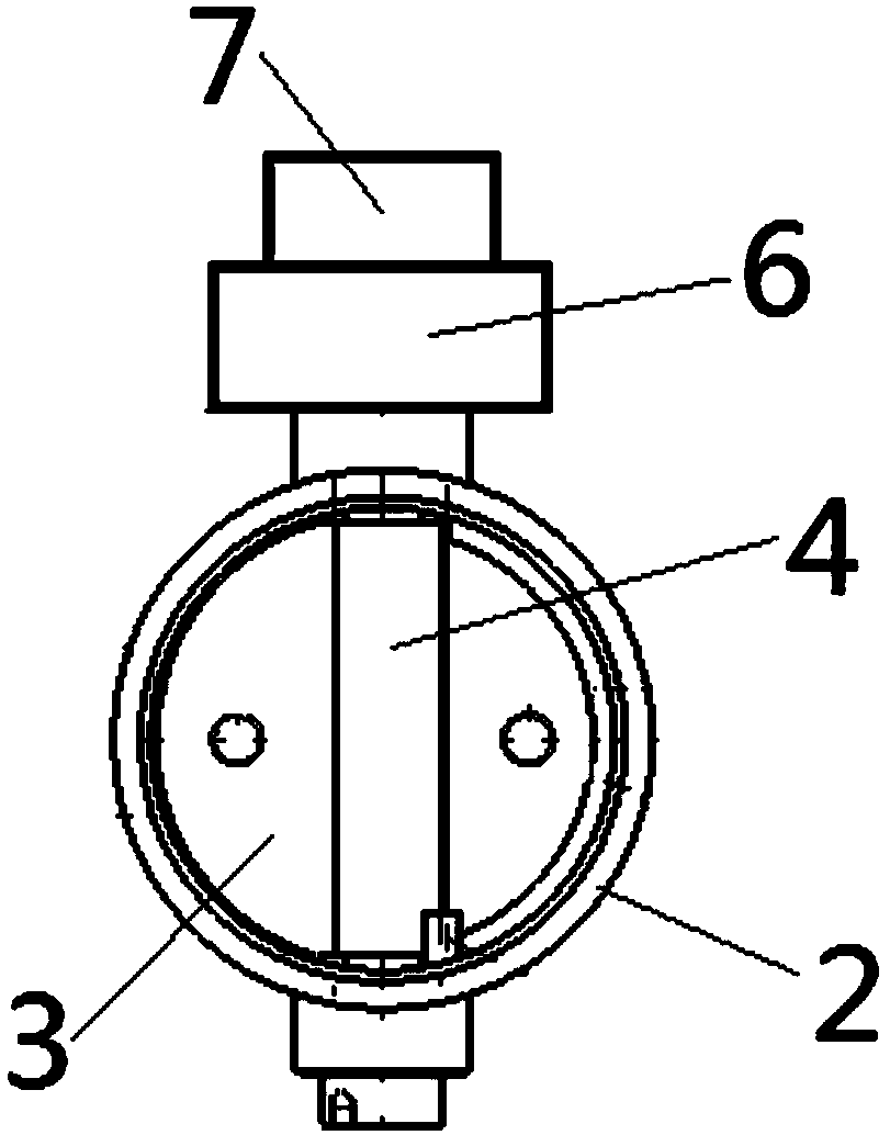 Exhaust valve structure for exhaust system and control method of exhaust valve structure