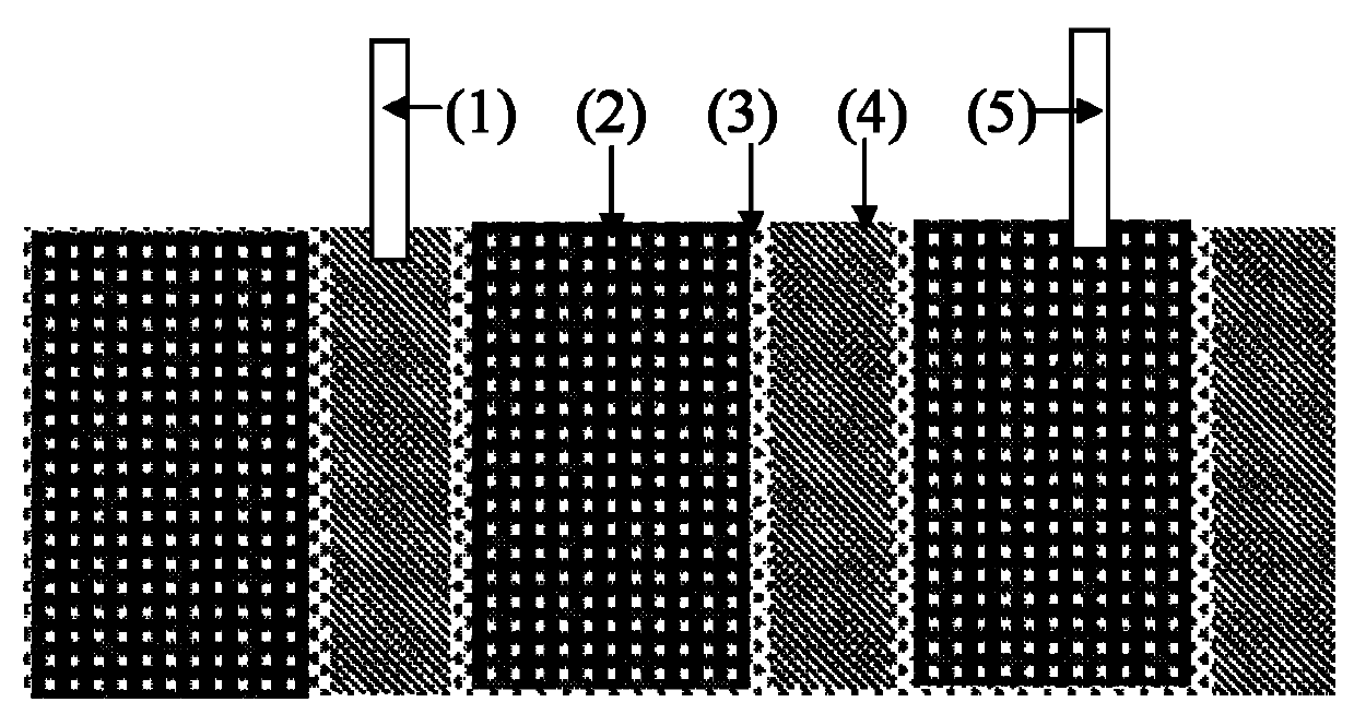 Method for arranging bar code type capacitive electrode plate in electrode of alkaline cell as well as mixed negative electrode