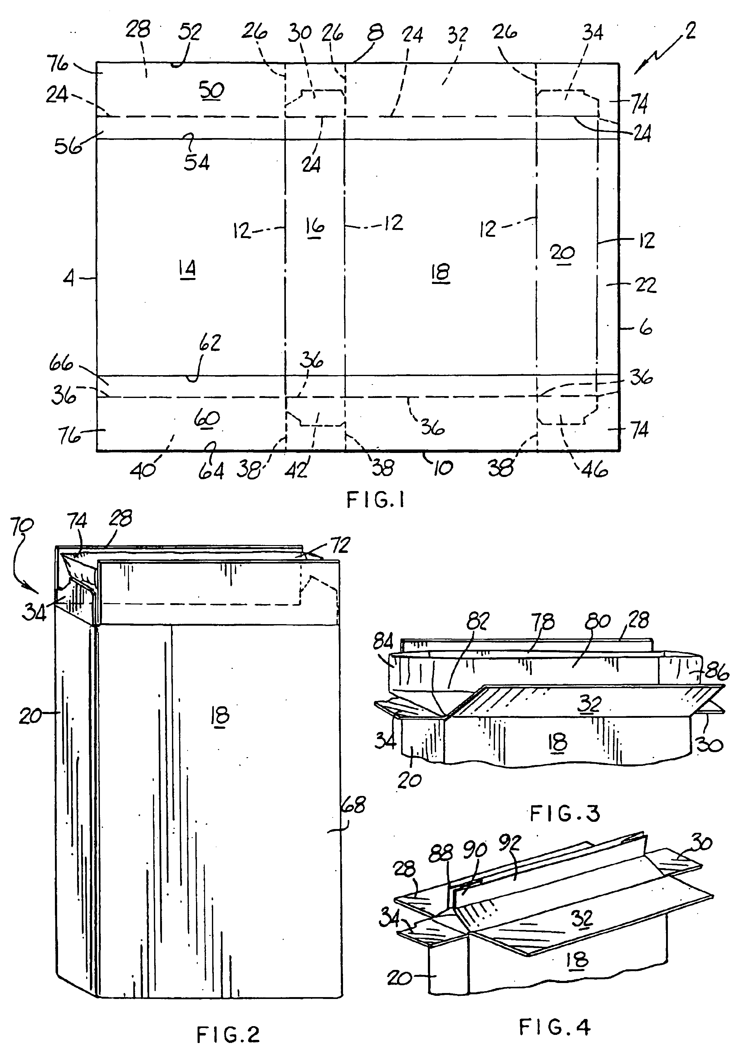 Carton blank and method of forming a carton blank