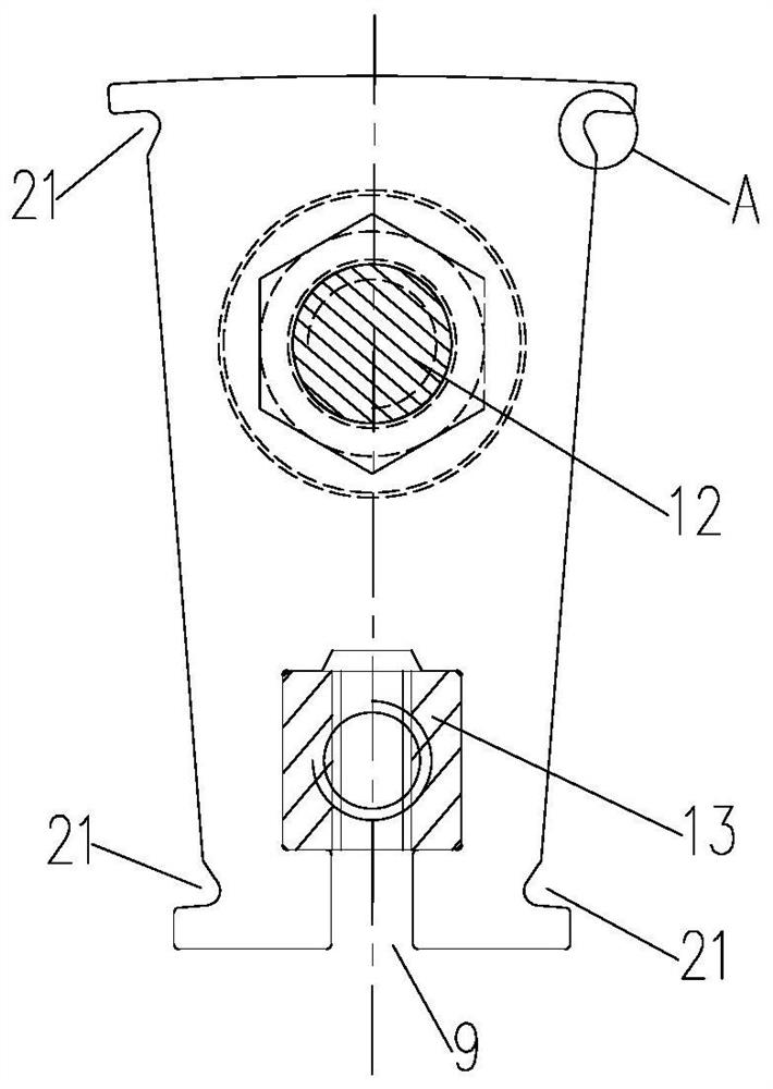 Rotor punching sheet, rotor and permanent magnet direct drive motor