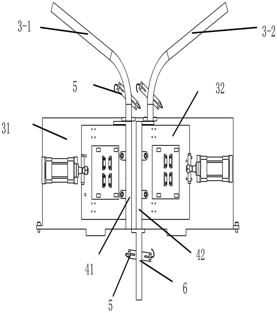 Directional transmission method and device suitable for L-shaped valve rod