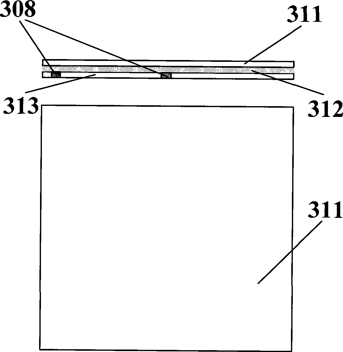 Multi-chip common power supply/grounding structure for printed circuit board