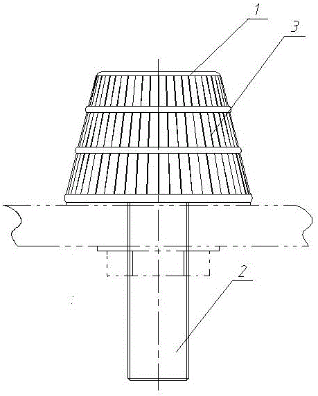 Spiral-flow type water cap