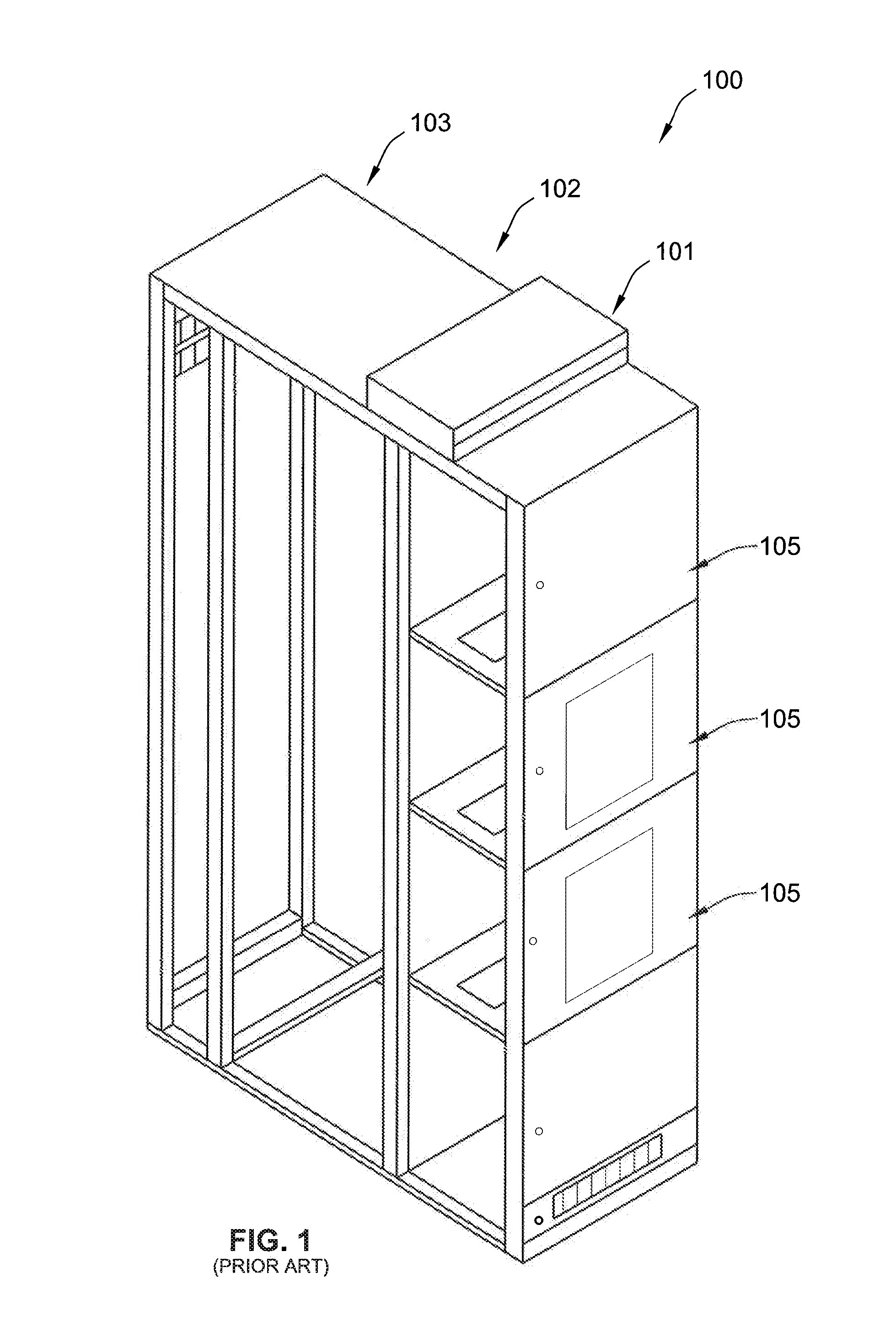 Passive arc management system with a flue chamber