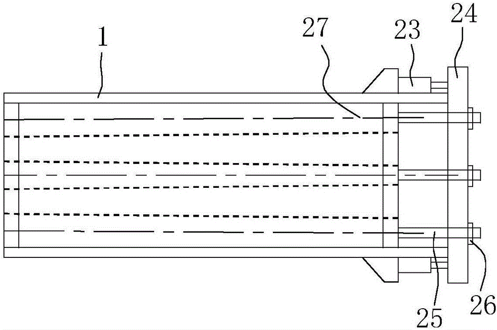 Mold for making continuous wall and method for making continuous wall through mold