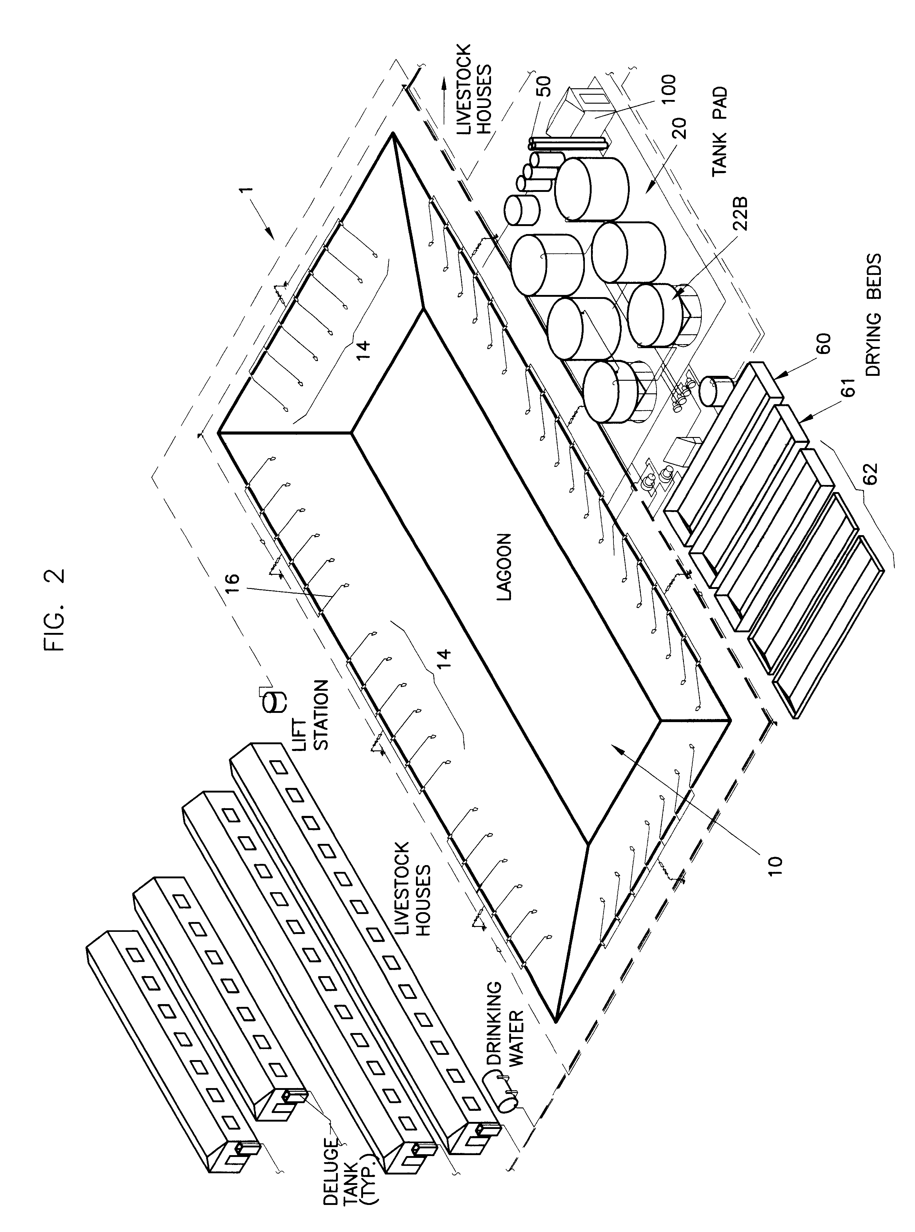 Apparatus and method for purification of agricultural animal waste