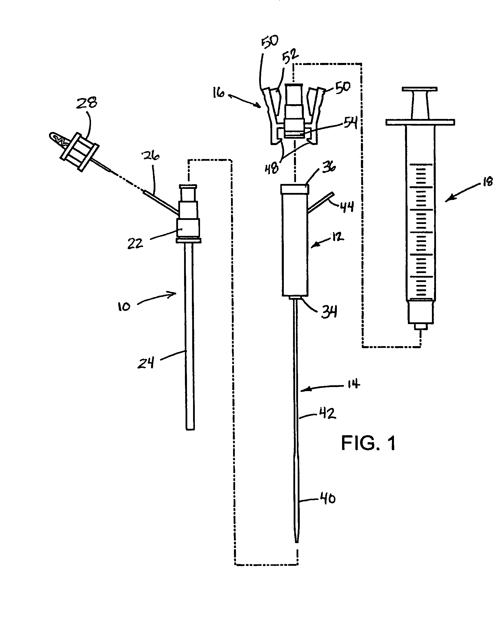Pledget-handling system and method for delivering hemostasis promoting material to a blood vessel puncture site by fluid pressure