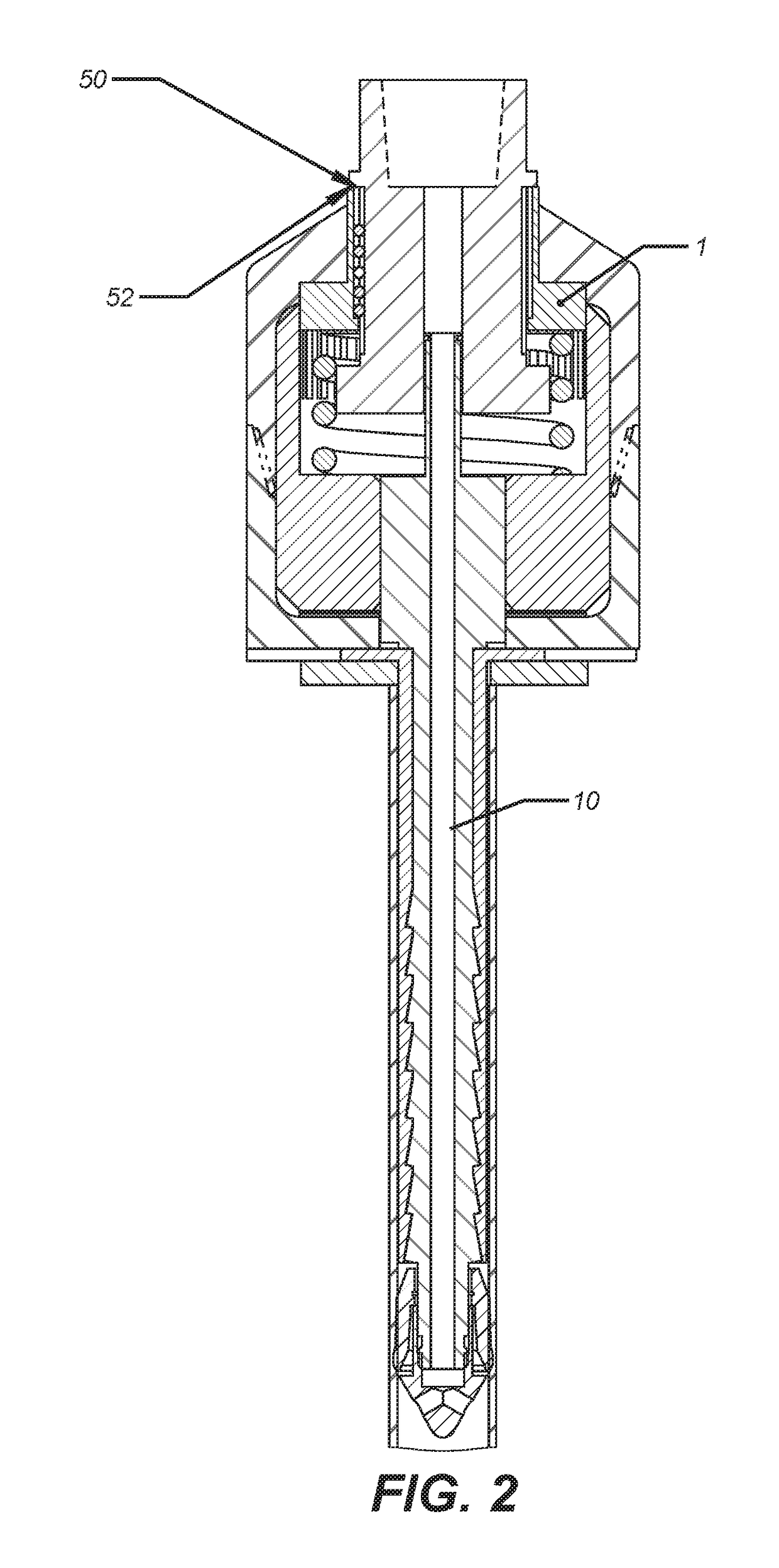 Top drive operated casing running tool