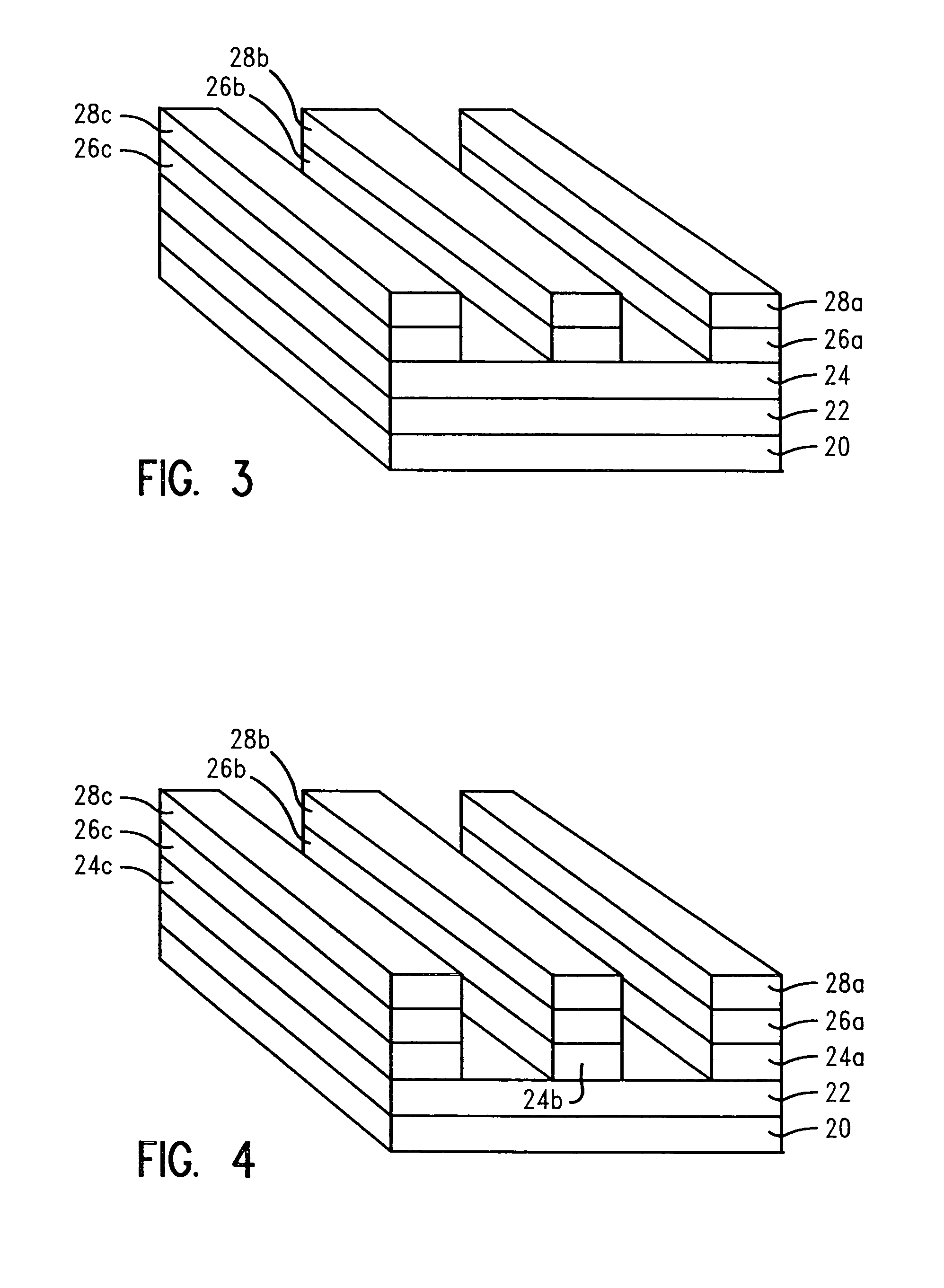 Method for reducing feature line edge roughness