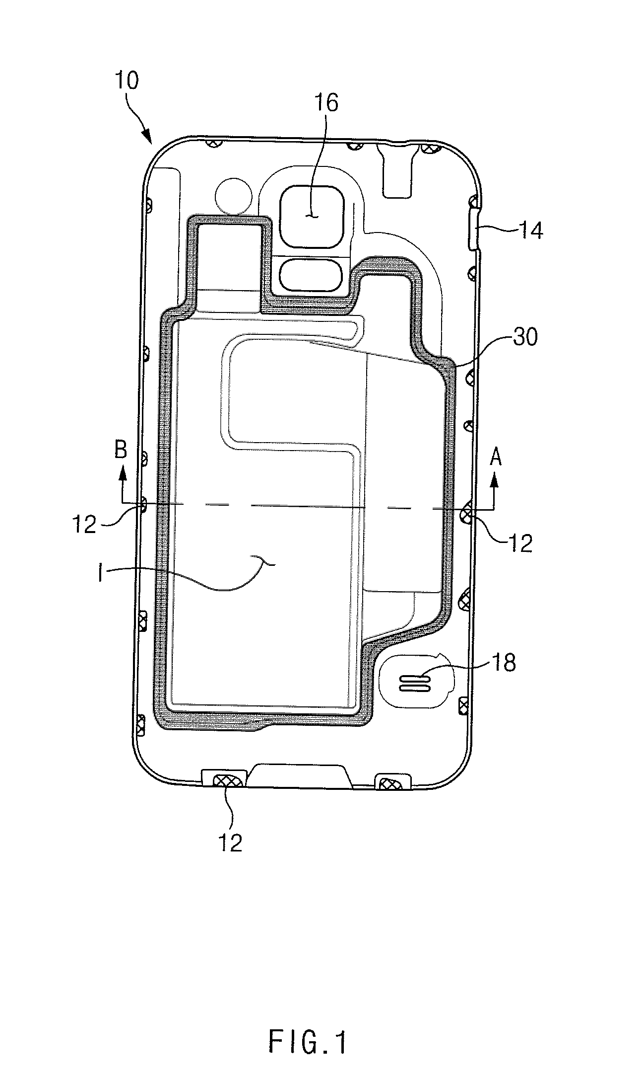 Electronic device including a function of water proof and cover thereof