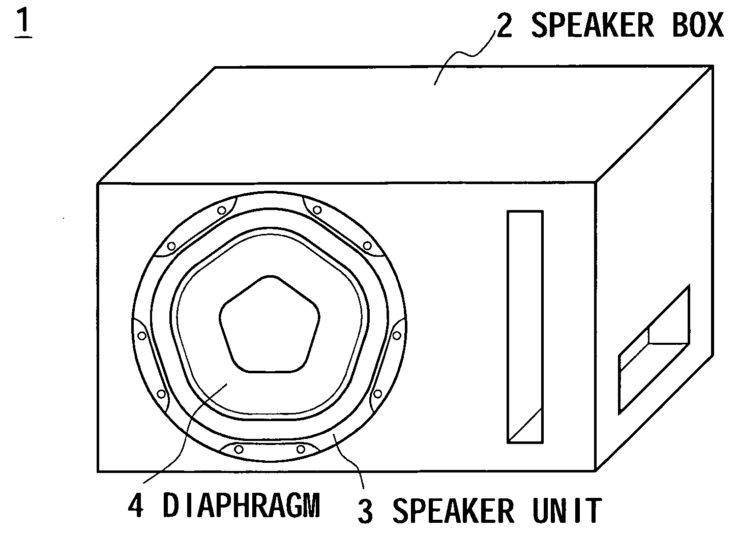 Speaker diaphragm, speaker unit and speaker apparatus