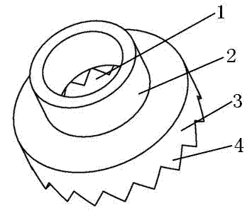 Ceramic smashing mechanism