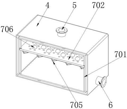 A low-temperature sealed transportation device for transferring iodine wastewater