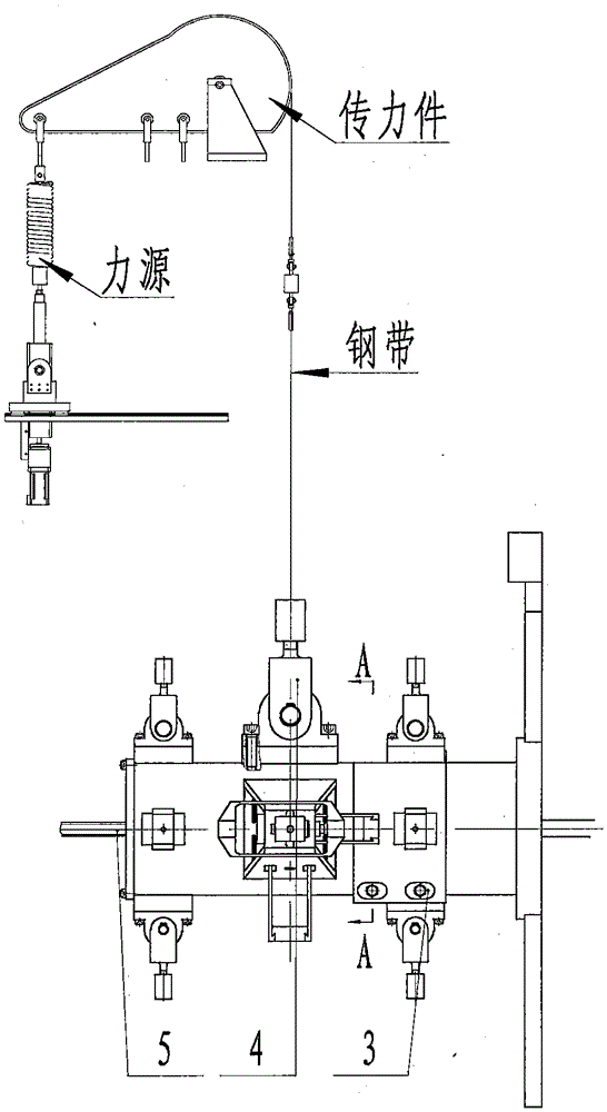 Wide-range high-rigidity loading head used for balance calibration system