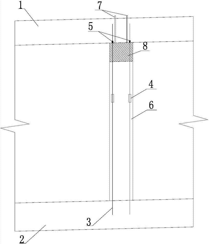Late-added concrete stand column construction method