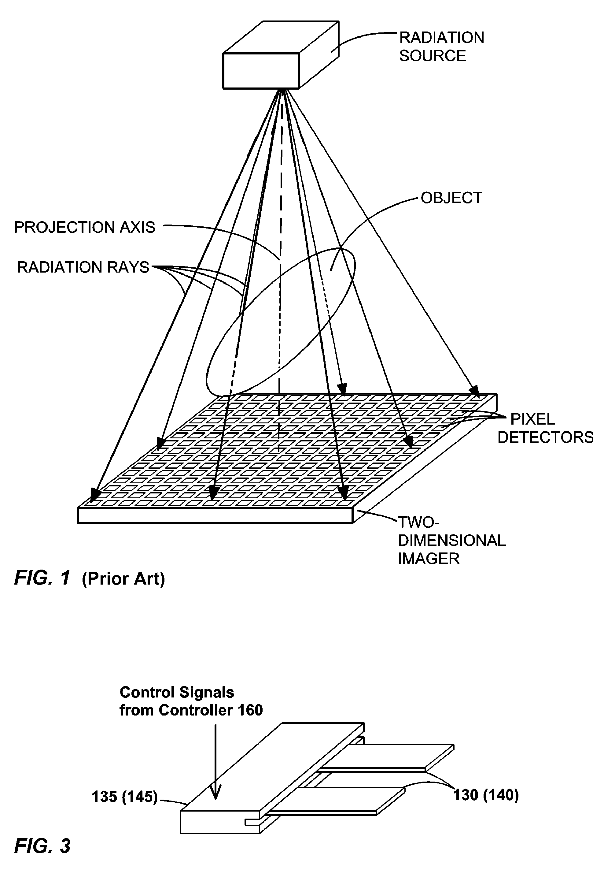 Methods, systems, and computer-program products for estimating scattered radiation in radiographic projections