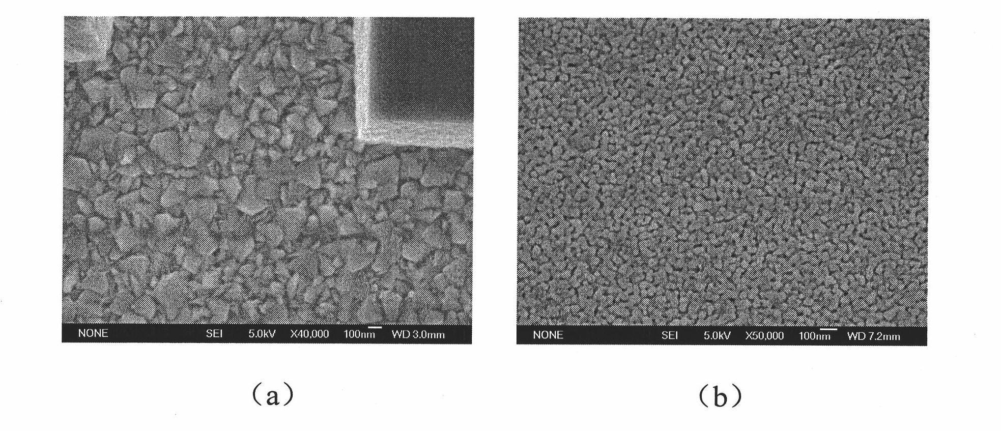 Preparation method for laminated photo-anode film of dye-sensitized solar cell