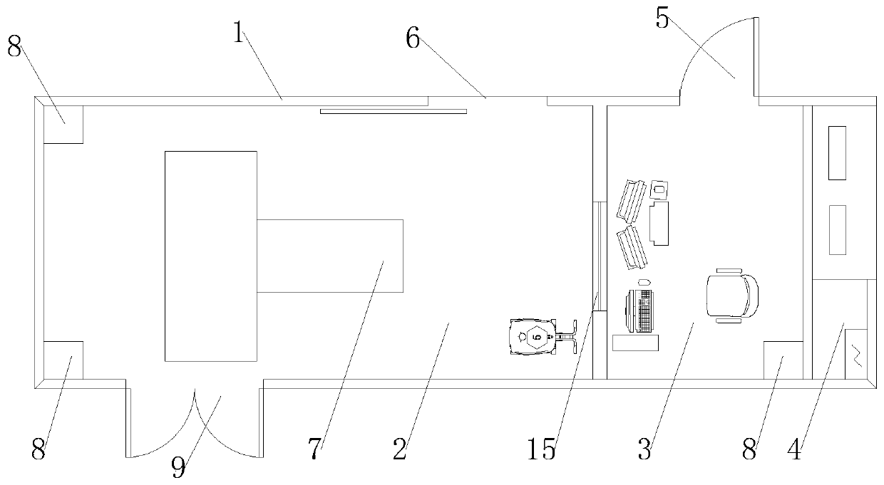 Mobile shelter CT machine room