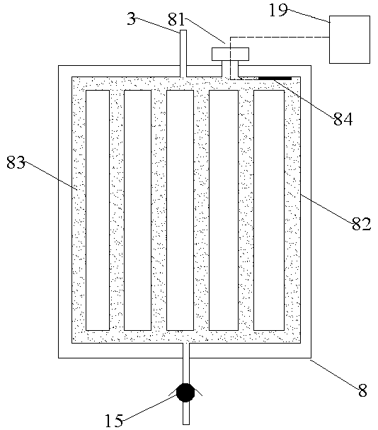 Apparatus and method for preparing ice particle gas jet from supercooled water