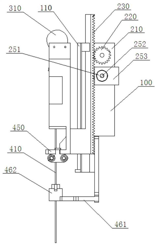 Automatic impact needle insertion puncturing device