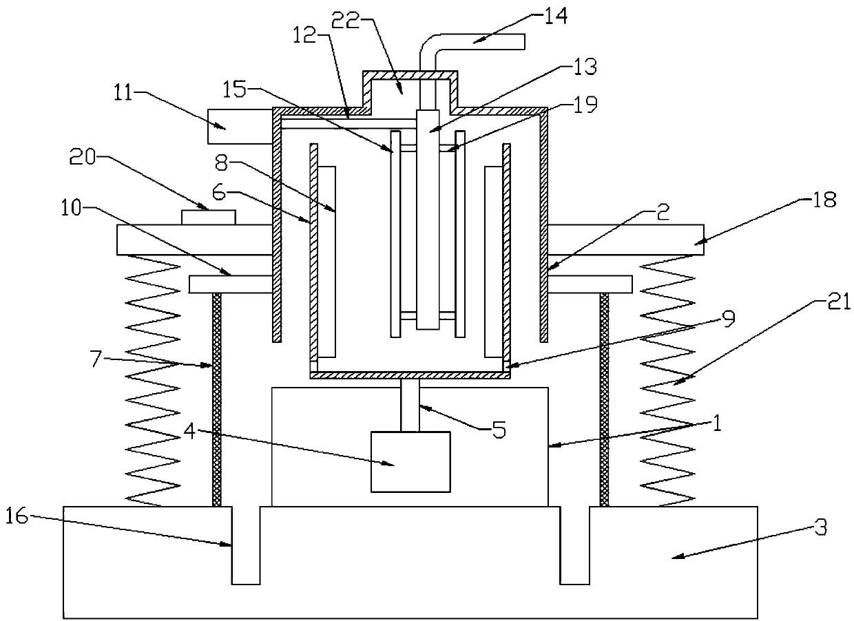 Environment-friendly dust removal device capable of automatically shaking off dust