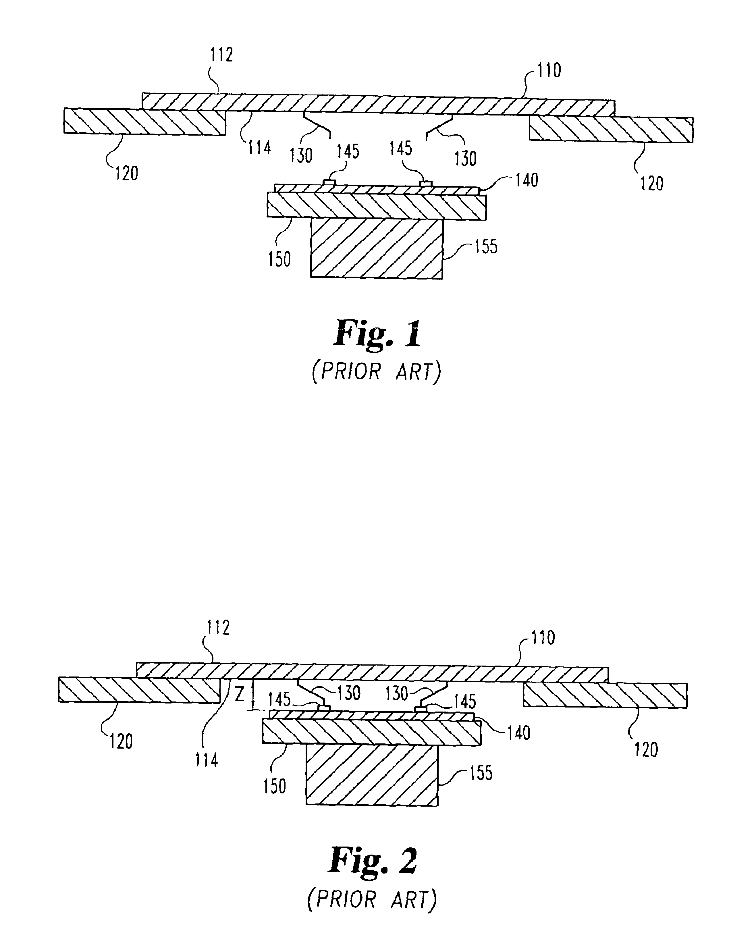Method and system for compensating thermally induced motion of probe cards