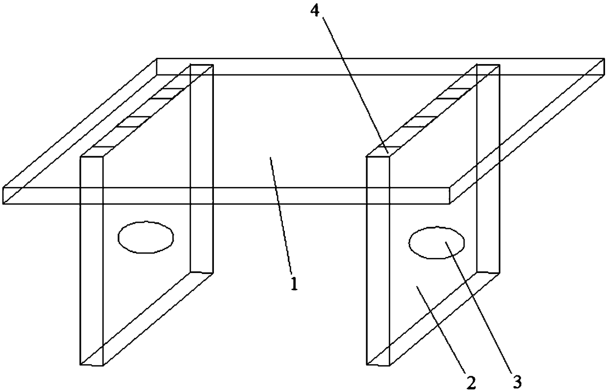 Self-maintenance shock absorber bracket and preparation method thereof