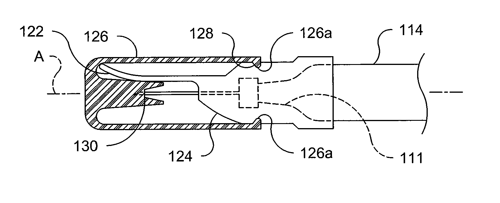 Assembly for use with a syringe