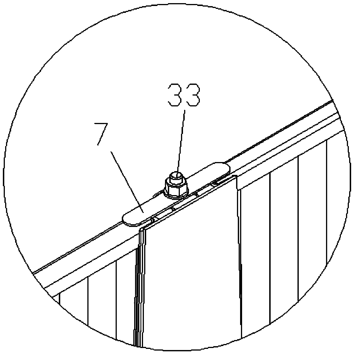 Fabricated flood prevention door